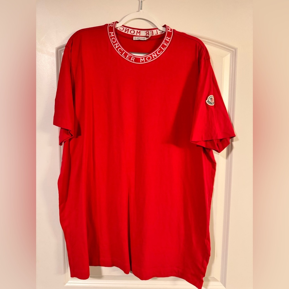 Moncler Red Men's Shirt